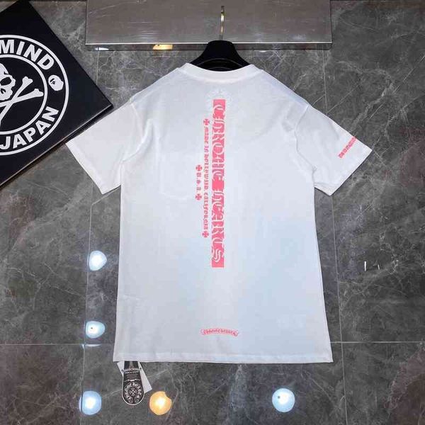 

2022 factory wholesale new 59% off factory outlet store 21ss phosphor letter printing round neck short sleeve versatile loose t-shirt men&#0, White;black