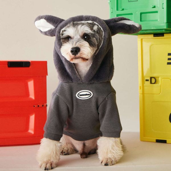 

dog clothing autumn and winter clothing plush small and medium sized dog teddy sweater tide brand schnauzer vip pago pet clothing
