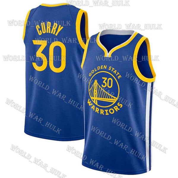 

stephen 30 curry jersey 2020 2021 new golden state warriors basketball jerseys james 33 wiseman men swingman city blue, Black;red