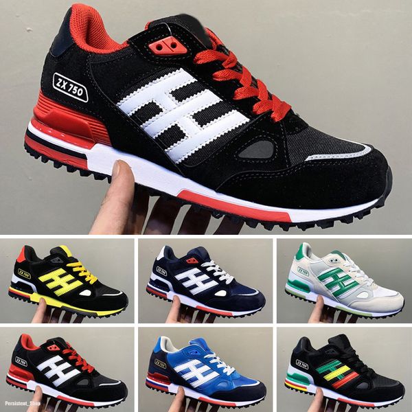 

2021 new editex originals zx75 bluebird dark slate sneakers zx 75 men women black red green running shoes size 36-44, White;red