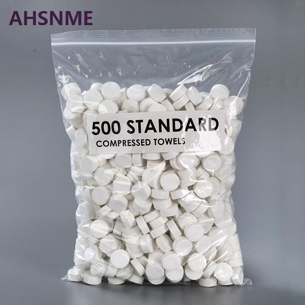 

ahsnm500pcs disposable compressed towel 2224cm outdoor travel towel nonwoven tablet hand towel fishing bbq portable h wmtrlq