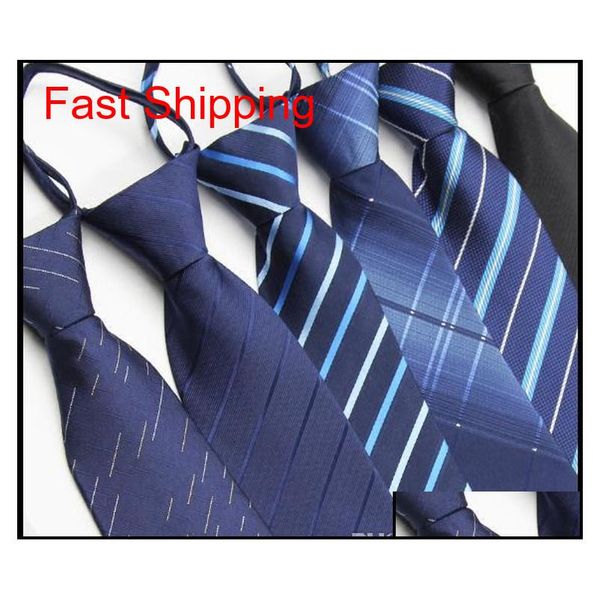 

tie man zipper no need to hit business suit 8cm professional dark blue black one easy to pull the gr qylrrc bdehome, Black;purple
