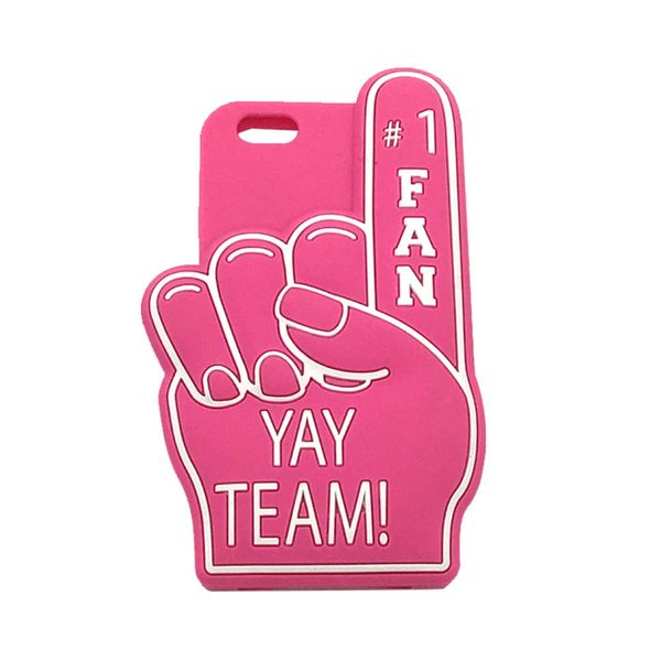 

de2wwholesale custom luxury protective personality pink silicone phone case