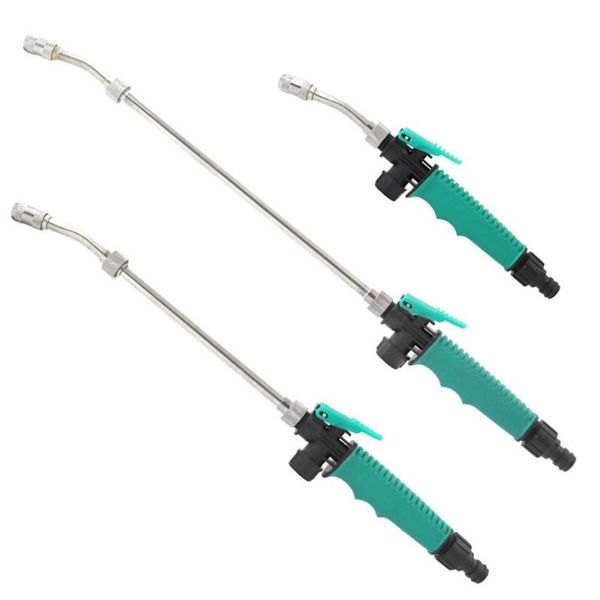 

new multifuncional high pressure power water gun spray nozzle car wash garden watering irrigation cleaning tool 30cm 48cm 50cm
