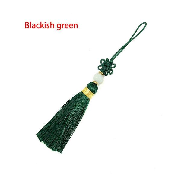 

12pcs lot 5.5cm chinese knot tassel with beads silk sewing tassel trim decorative key tassels for diy curtains home decoration h bbymbh