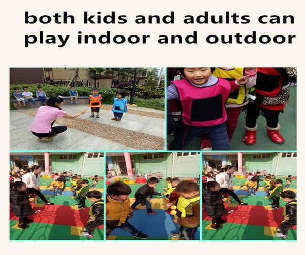 

kids outdoor sport game props vest sticky jersey vest game vest waistcoat with sticky ball throwing toys for children sports toy bbyiyn