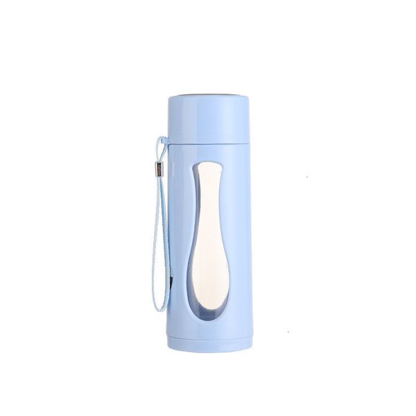 

320ml double anti-glass bottle portable sport outdoor water bottles with lift rope 4 nvgwt