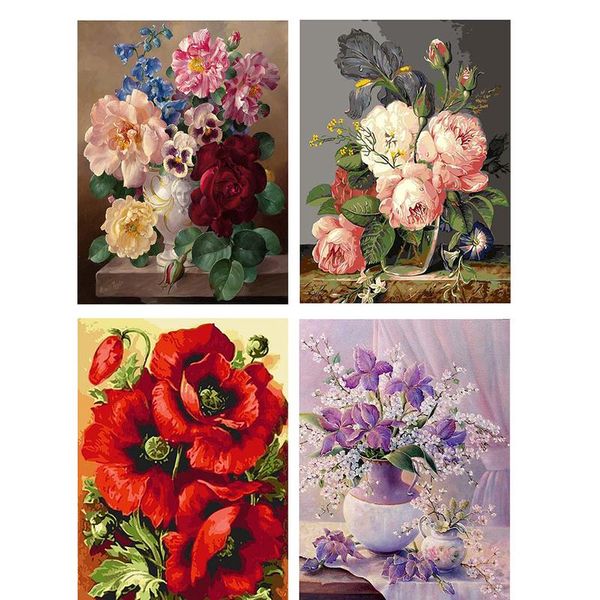 

gatyztory diy живопись по номерам цветы холст рисунок рисунок маслом роспись маслом handpainted home de bbyihx