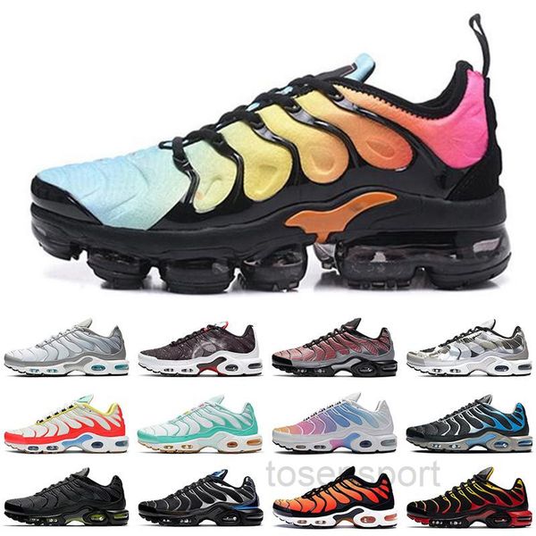 

wholesale new original 2020 tn shoes new designs fashion women breathable mesh tn plus tn chaussures sport colorful trainers shoes 6u-q, Black