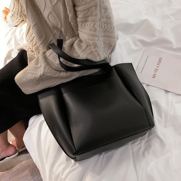 

shoulder bags 2021 trend women large capacity totes for pu leather ladies