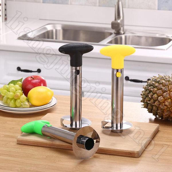 

peel stainless steel pineapple peeler corer cutter slicer core tools fruit vegetable knife gadget kitchen spiralizer ooa