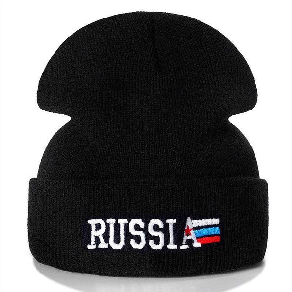 

letter russia flag embroidered casual winter hat for men women warm knitted hat fashion streetwear beanie cap wmttqj xhlove
