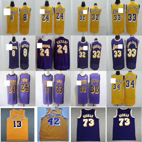 

ncaa 33 абдул-джаббар джерси джеймс 34 shaquilleo'neal 32 magicjohnson 13 wiltchamberlain dennisrodman vintage college баскетбол, Black