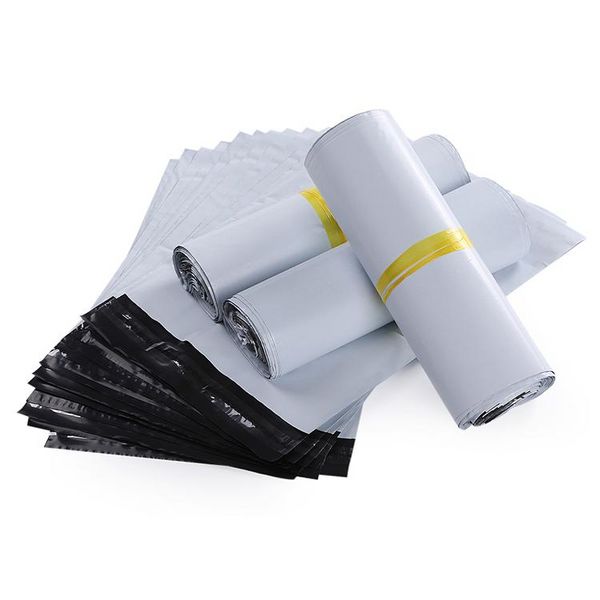 

10 Size New Plastic Poly Self seal Adhesive Express Mail Bag White Courier Mailing Envelope Couriers Post Postal Mailer Bags