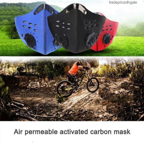 

cycling us filter stock with protective black face activated carbon anti-dust pm2.5 sports road bike reusable