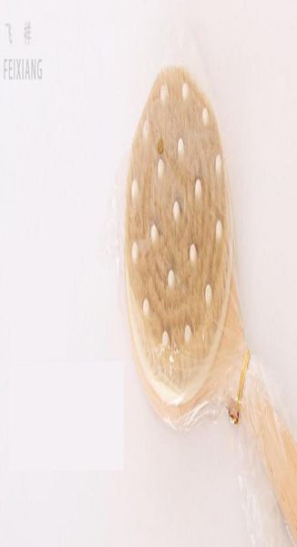

feixiang 1pc nnatural pig mane massage brush wooden long handle bathroom bath brush remove the horny bristles d50 wmtovo petsyard