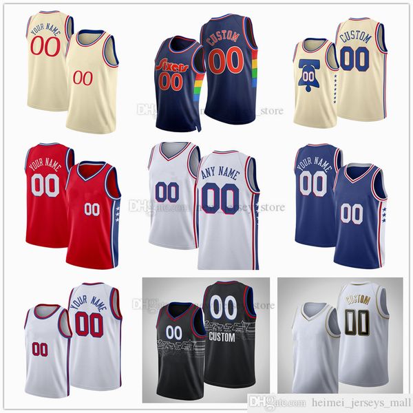 

custom printed screen basketball 7 isaiah joe jerseys 12 tobias 14 danny harris green 23 charles bassey 18 shake milton 5 myles powell 16 ch, Black;red
