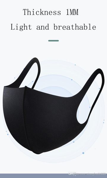 

mouth pm2.5 dust mask face dustproof cover anti anti-bacterial washable reusable ice silk cotton masks tools in stock4yum