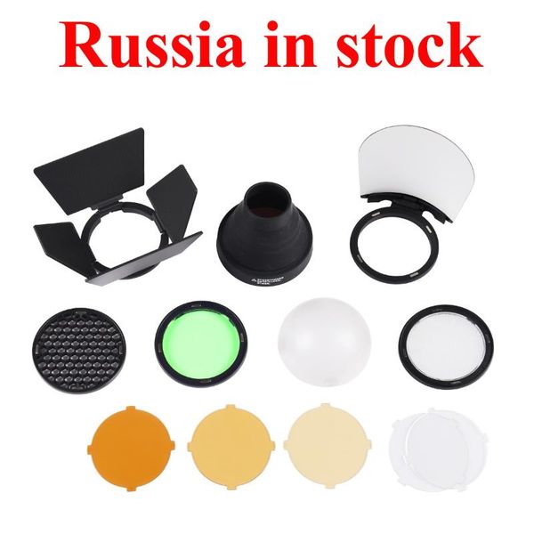 

lighting & studio accessories godox ak-r1 kit honeycomb snoot diffuser and filters for ad200 h200r