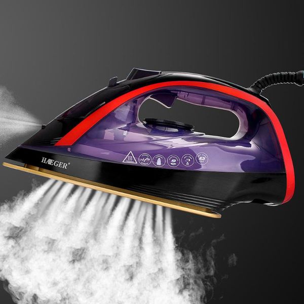 

laundry appliances steam electric iron hg-1298, household spray, hand held clothes, iron, ironing clothes.