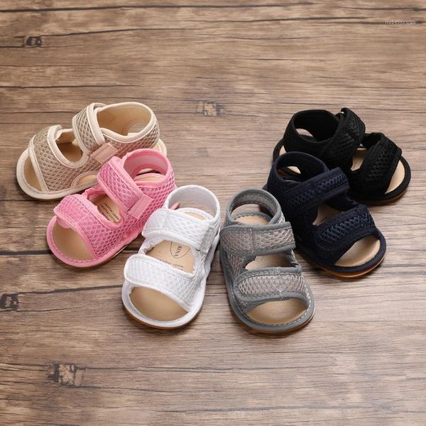 

baby sandals girls boys gingham canvas newborn infant toddler sandals anti-slip rubber sole first walkers summer crib shoes1, Black;red
