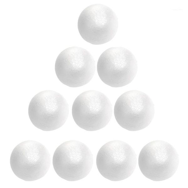 

party decoration 10pcs christmas modelling craft solid polystyrene foam balls round spheres 4/6/7/8cm balls1