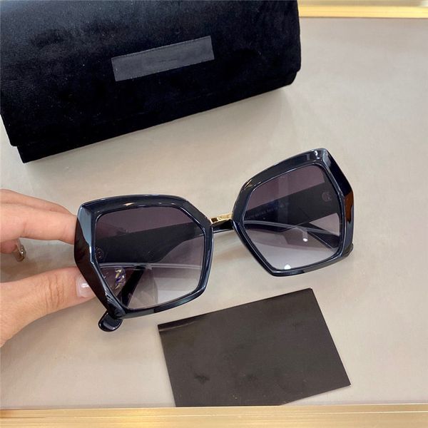 

4377 new high-end sunglasses women men fashion fashion retro cat eye style anti-ultraviolet uv-400 lens sheet frame box, White;black