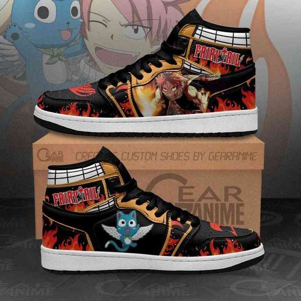 

natsu and happy sneakers fairy tail anime sho, Black