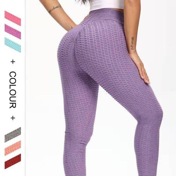 

yoga outfits iwuparty scrunch jacquard pants high waist gym leggings sport fitness women workout legging anti cellulite push up tights, White;red