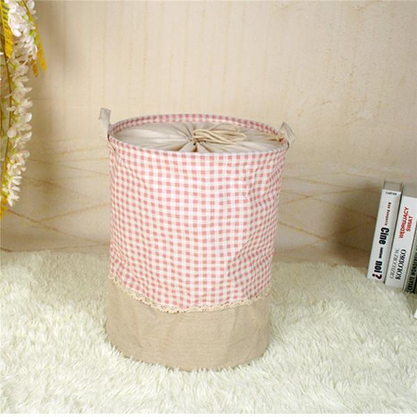 

storage bags creative home dirty bucket children's toy cute clothing basket canvas bag organizer decor
