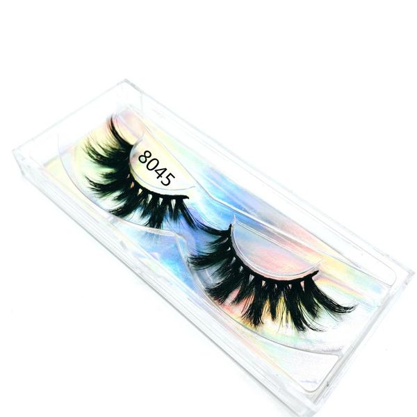 

false eyelashes 22mm mink 3d hair lashes bulk 100% lash wholesale fake long makeup 8045