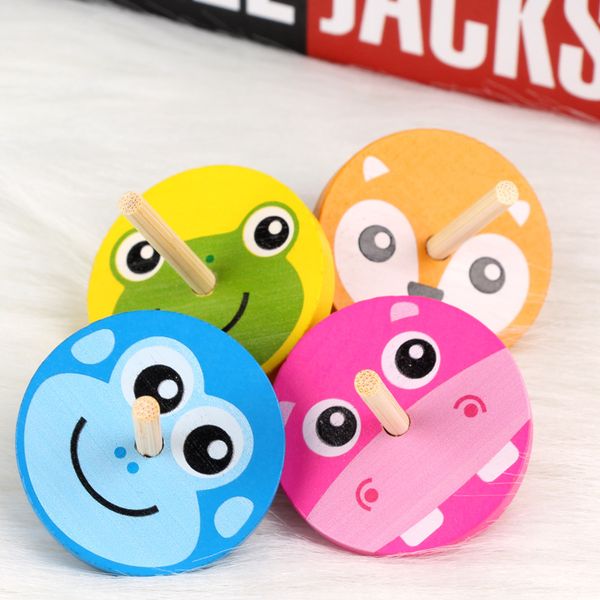 

2020 classic toys wooden gyro decompression puzzle toy girls and boys decompress toys gyro unpack the toy