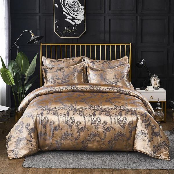 

bedding sets european style luxury jacquard set duvet cover pillowcase comfortable bedclothes bed linen