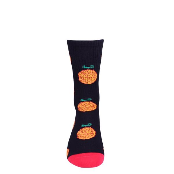 

men's socks anime one piece ace devil fruit, Black