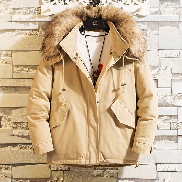 

2021 brand spring autumn long sleeves new patchwork flannel collar korea style shirt for men's plaid harajuku clothing rzep, Black