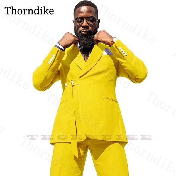 

thorndike solid slim fit men's formal suit,shawl lapel belt wedding dress suit for groom,custom made,2 pieces groomsmen tuxedos, White;black