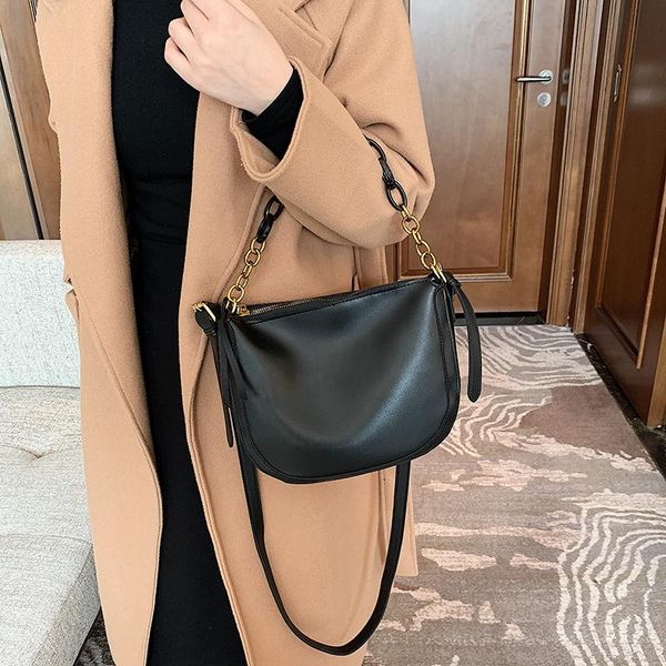 

handbags luxury leather saddle trending crossbody for women 2021 winter simple bags bag small pu purses and shoulder jaswn