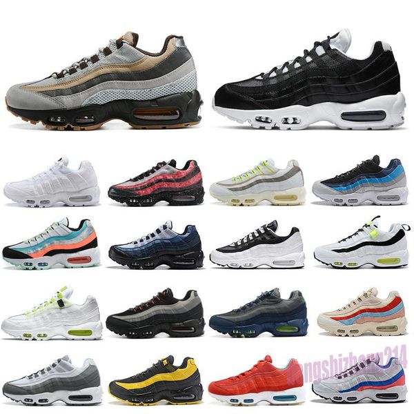 

2021 chaussures 95 new mens womens classic black red white sports trainer surface cushion breathable sports sneakers athletic shoes 36-46 d2