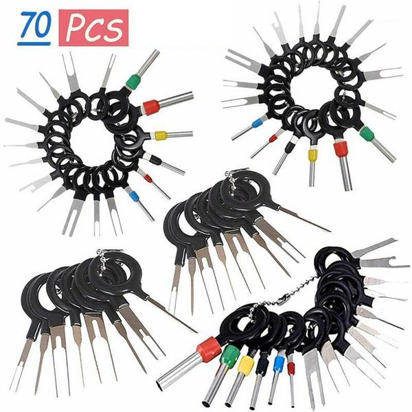 

57 / 70pcs pin ejector terminal puller pin extractors terminal puller automotive auto car kit wire release needle remover1