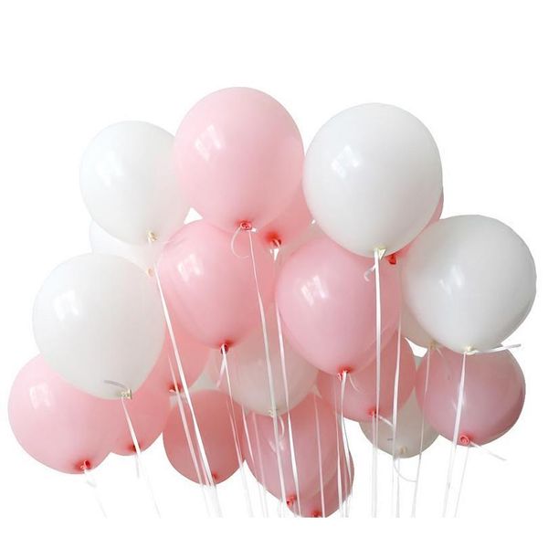 

30pcs 2.3g pink white 2.8g transparent latex helium balloons happy birthday party supplies baby shower wedding decor sqcvpu