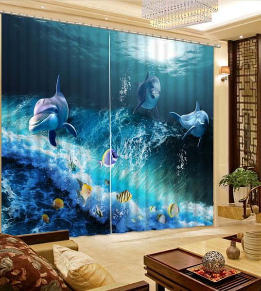 

customize underwater world animals curtains in the living room curtains for the kitchen window curtain for kids room modern