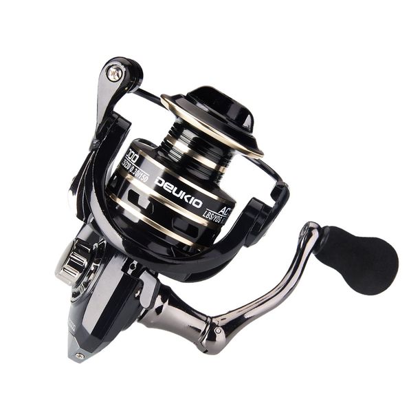 Spinning Mulinello da pesca Bobina Baitcasting Max Drag 8kg Mulinello da pesca ad alta velocità in acqua salata con manico in metallo