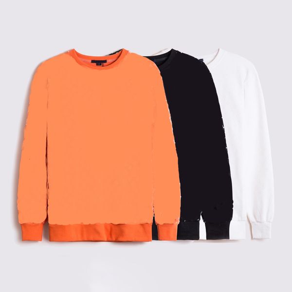 

homme crew neck pullovers pull mens hoodie hoodie cotton knitted sweaters male women couple hoodie winter paris fashion swearshirt 3color, Black