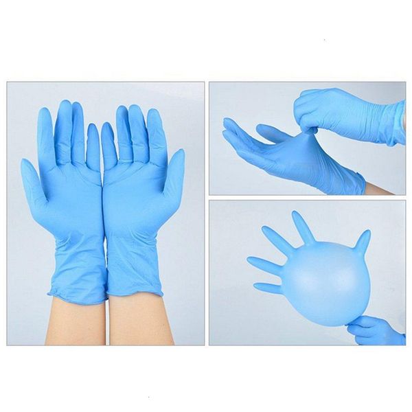 

nitrile 50/100pcs household cleaning washing disposable mechanic black laboratory nail art anti-static gloves 4cd19