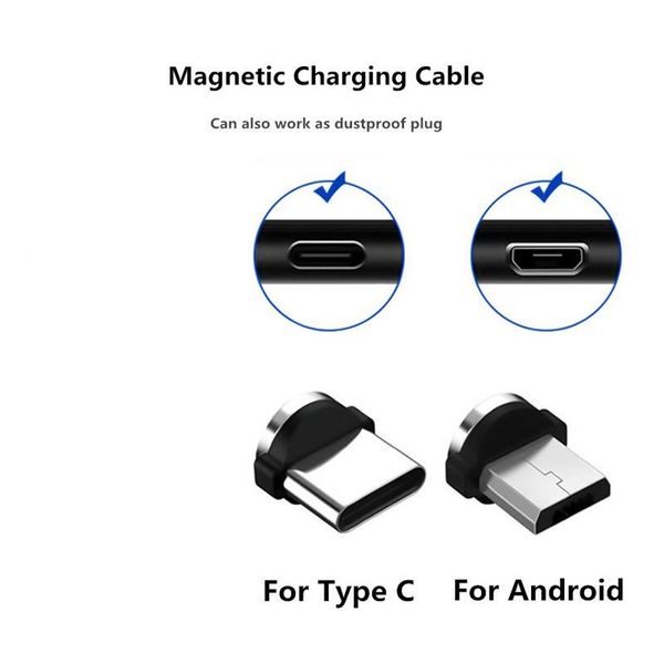 

fashionable new magnetic usb cable, used for mobile phone micro usb charger, used for fast charging of many mobile phones. magnet data cable