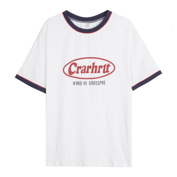 

2021 new women's clothes spring summer letter woman's t-shirt casual t-shirts veran mujer round neck harajuku zuy4, White