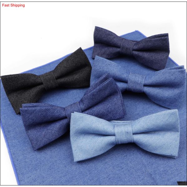 

solid color baby kids bow ties boy children denim bowtie cotton bowties qylsjx nana_shop, Black;gray
