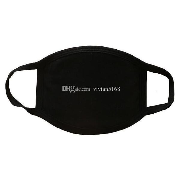 

reusable pm2.5 anti-dust cotton mouth face mask man woman cycling wearing black fashion masks in stock