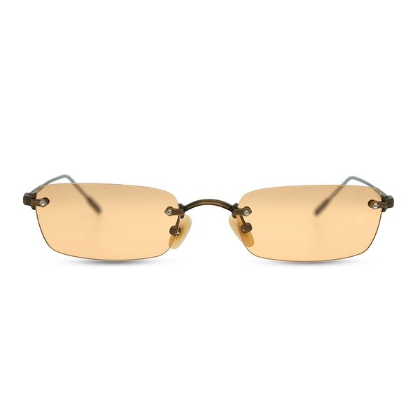 

chaopai frameless small round face temperament luxury high end exquisite male minority sunglasses female, White;black