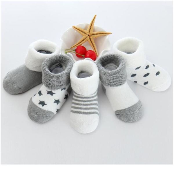 

2019 new warm baby toddler socks cartoon cotton autumn and winter baby foot socks qylrix, Pink;yellow